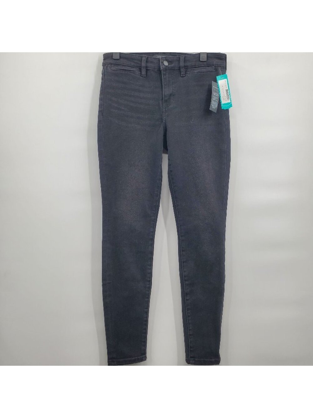 Liverpool Abby Skinny Welt Pocket Jean Denim Pants Size 4 NWT Faded Black
